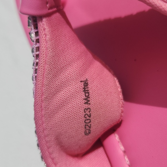 Barbie x Forever 21 Pink Rhinestone Platform Wedge Sandals - Size 8 - Picture 9 of 11